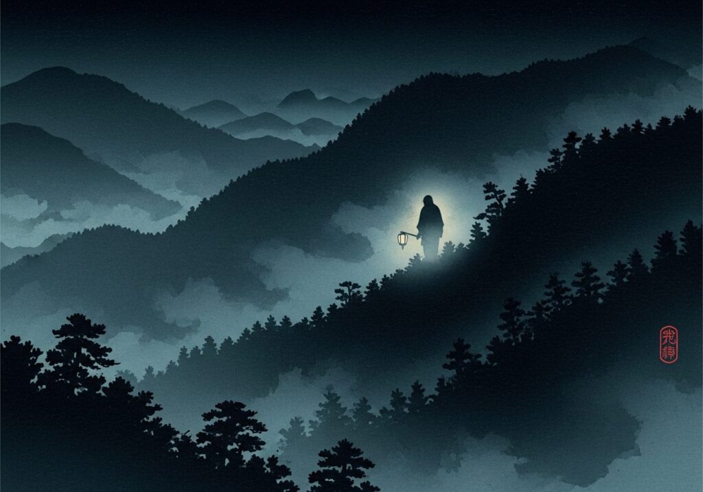 山男の浮世絵