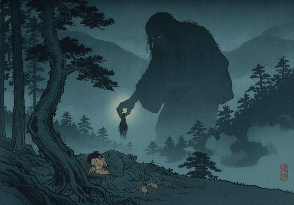山男の場面