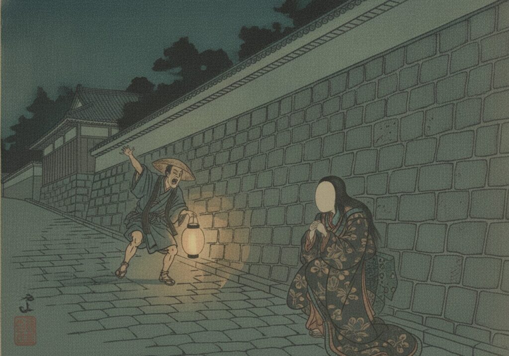むじな（のっぺらぼう）の場面