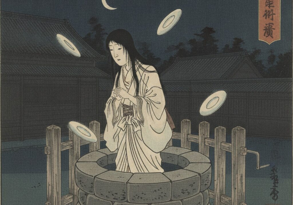 皿屋敷のお菊（おきく）の浮世絵