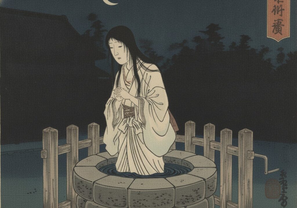 皿屋敷のお菊(おきく)の場面