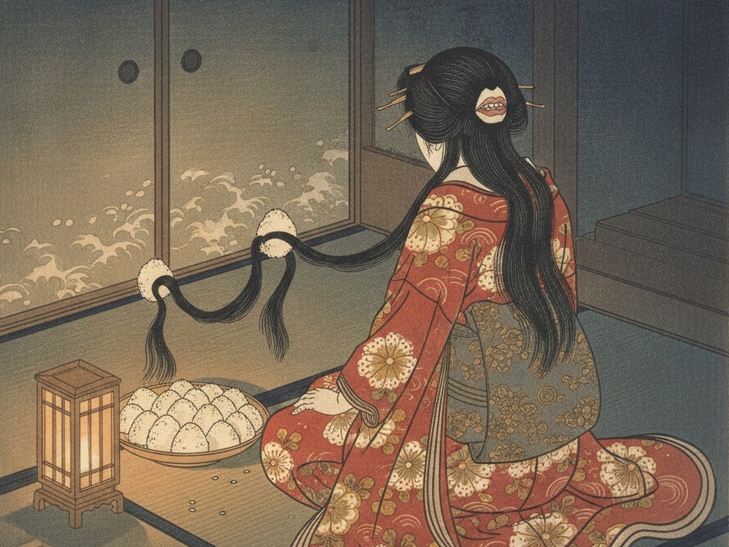 二口女の浮世絵
