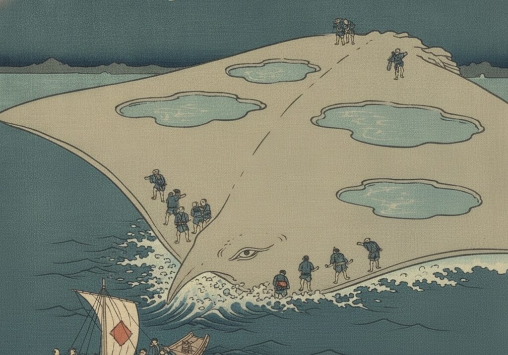 赤ゑいの魚の浮世絵