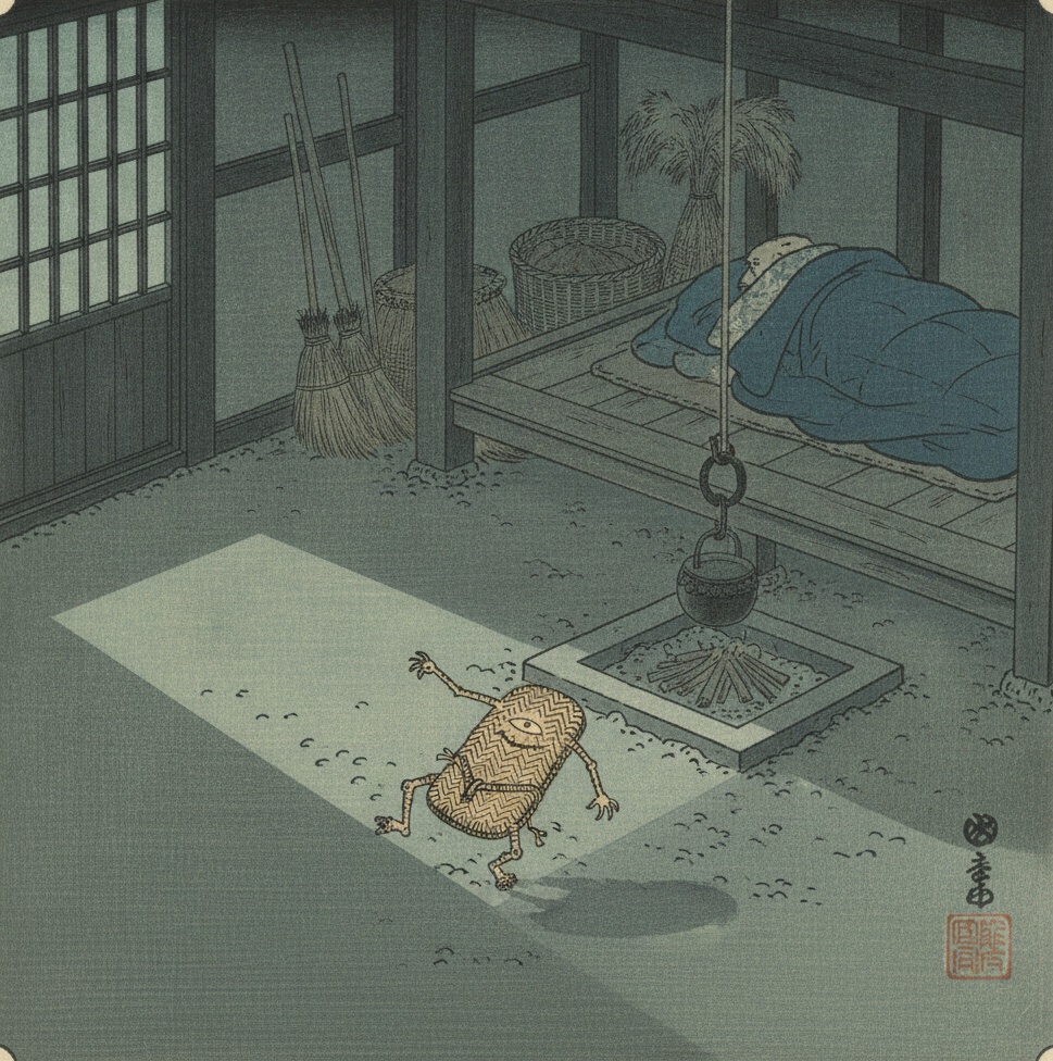 化け草履の場面