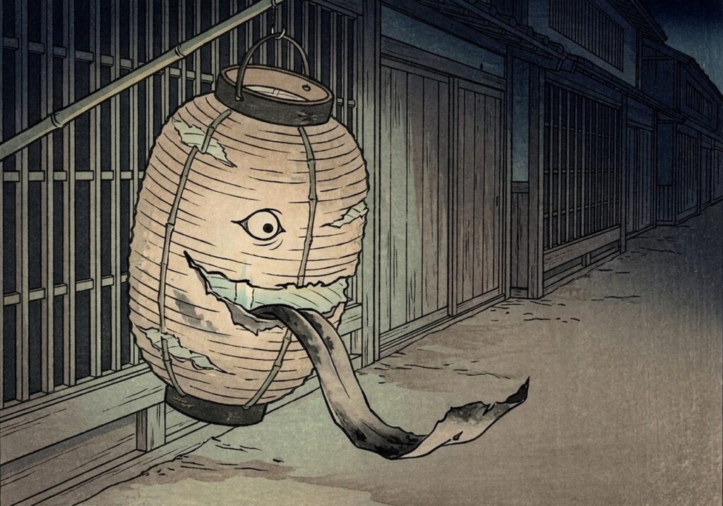 提灯おばけの浮世絵