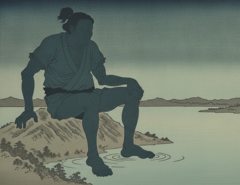 ダイダラボッチの浮世絵