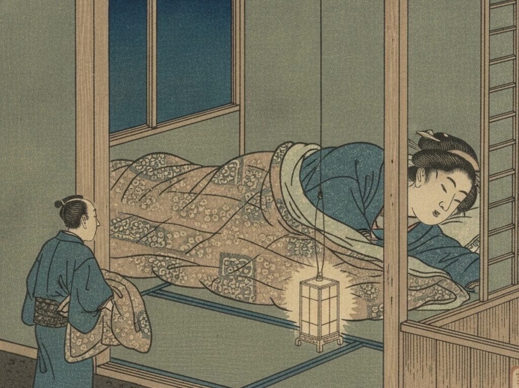 寝肥の浮世絵