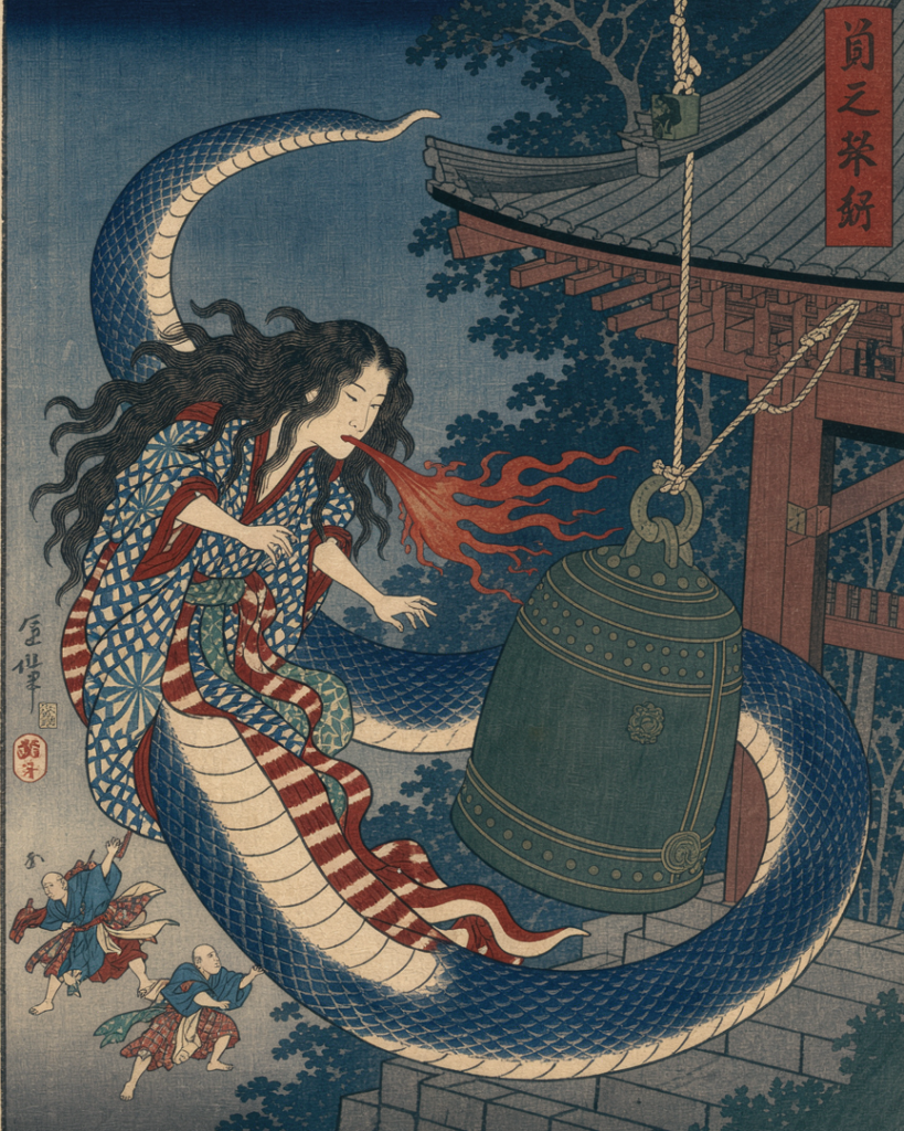 清姫の浮世絵