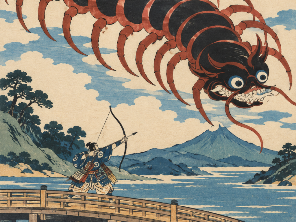 大百足の浮世絵
