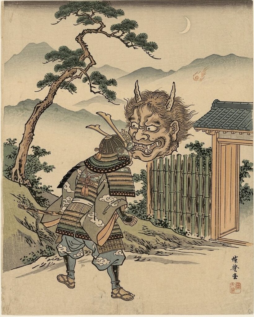 酒呑童子の浮世絵