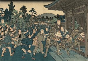 瀧山寺鬼祭｜鬼が邪鬼を祓う、三河の火の夜